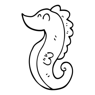 çizgi çizme çizgi film deniz atı