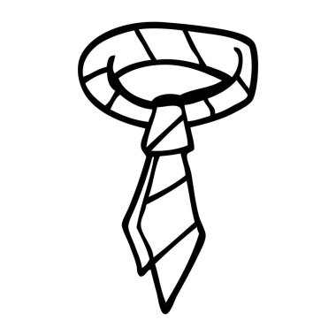 çizim karikatür office kravat