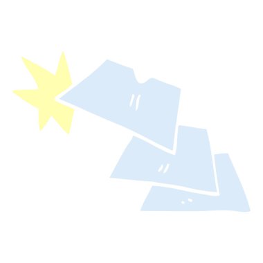 çizgi film doodle parlak razorblades