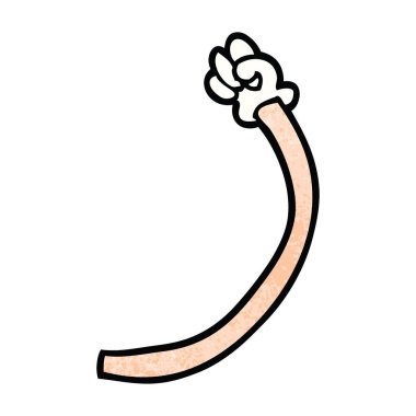 çizgi film doodle retro el hareketleri