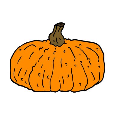 çizgi film doodle beyaz arka plan üzerinde izole kabak