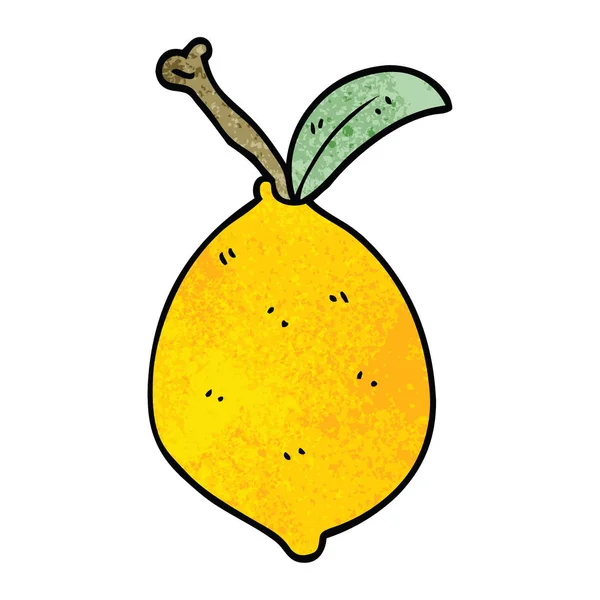 Cartoon Doodle Bio Citron — Stockový vektor