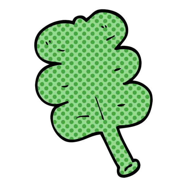 Cartoon Doodle Leaf Ilustração Vetorial — Vetor de Stock