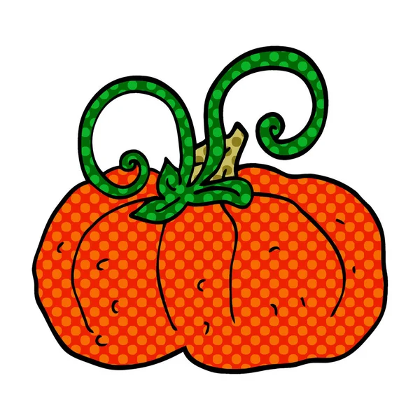 Cartoon Doodle Winter Squash — Stockvektor