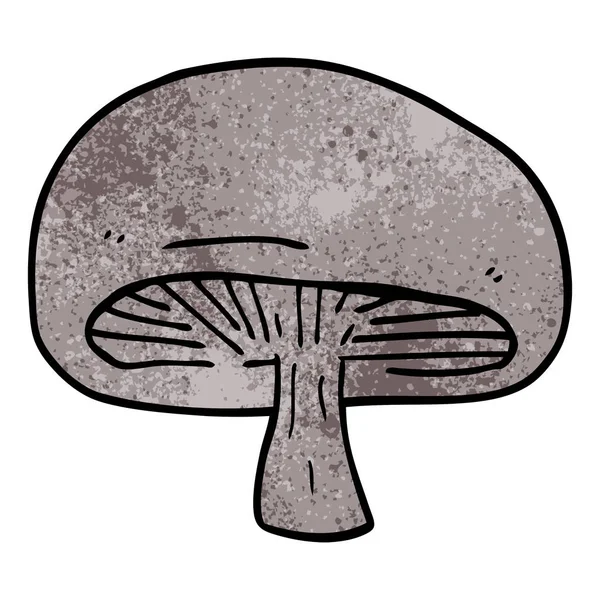 Illustration Couleur Plate Champignon — Image vectorielle