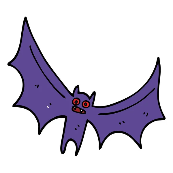 Murciélago Dibujos Animados Concepto Halloween — Archivo Imágenes Vectoriales