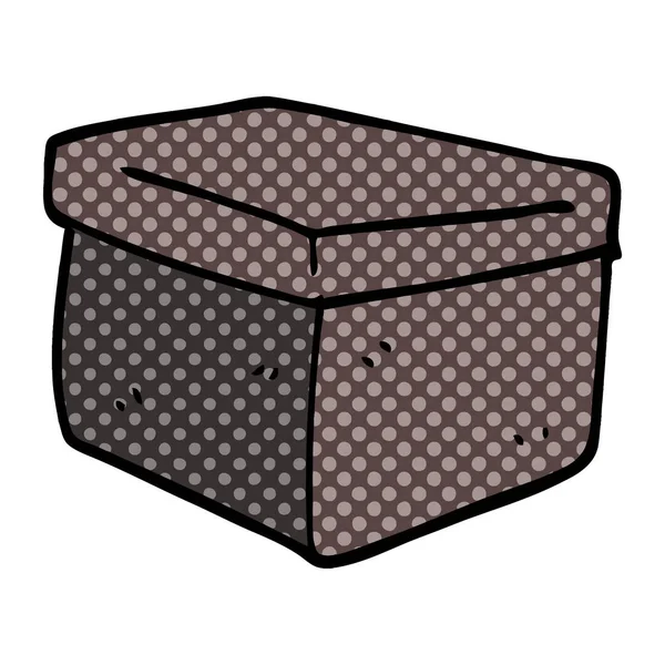 Cartoon Doodle Office Arkivering Box — Stock vektor