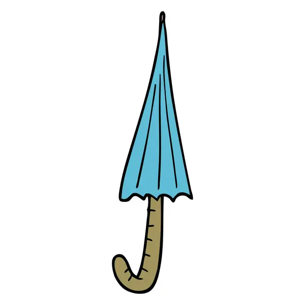 Parapluie Gribouillis Illustration Vectorielle — Image vectorielle