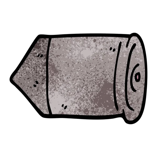 Kreslený Doodle Bullet Vektorová Design — Stockový vektor