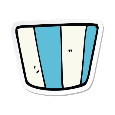 etiket bir karikatür tencere