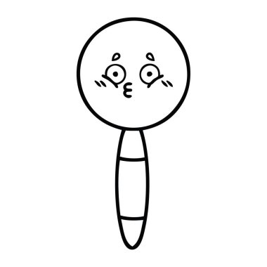 çizim karikatür Büyüteç