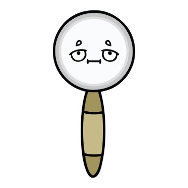 sevimli çizgi Büyüteç