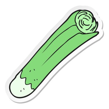 bir çizgi film pırasa etiket