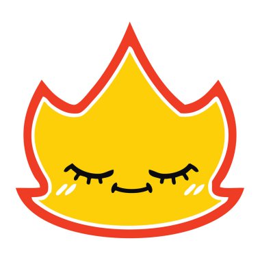 düz renk retro çizgi film ateş etmek