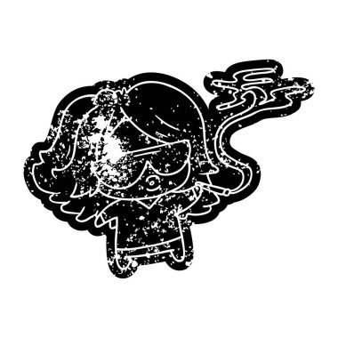 grunge simgesi şirin kawaii ortak bir sigara