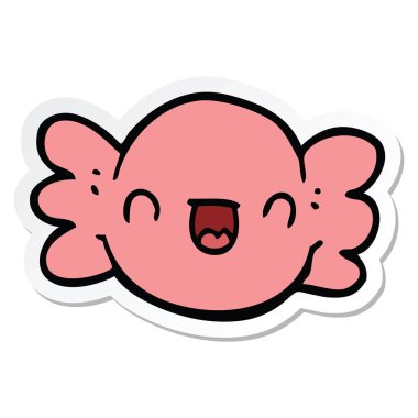 etiket bir karikatür şeker sarılmış