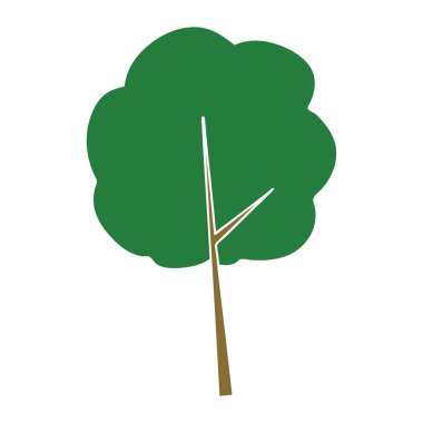 ilginç el çizilmiş karikatür ağaç