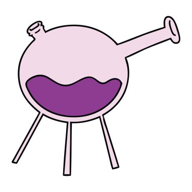 elle çizilmiş karikatür doodle bilim tüp bebek