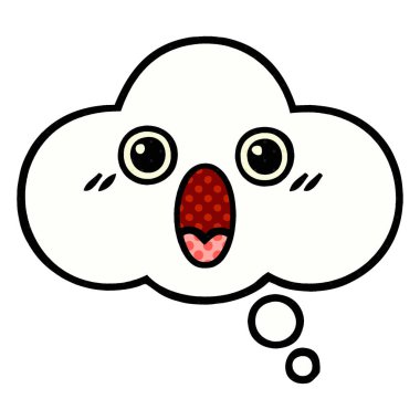 kabarcık çizgi roman tarzı çizgi film düşündüm