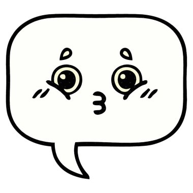 çizgi roman tarzı karikatür konuşma balonu