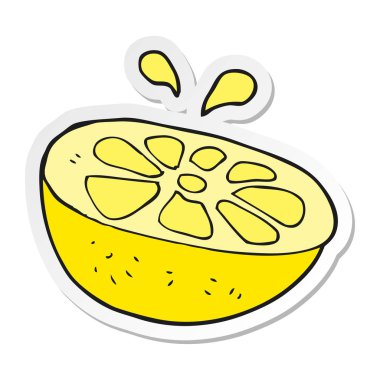 çizgi film limon çıkartma