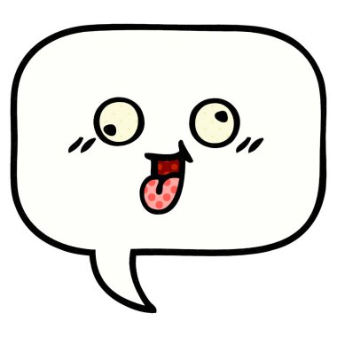 çizgi roman tarzı karikatür konuşma balonu