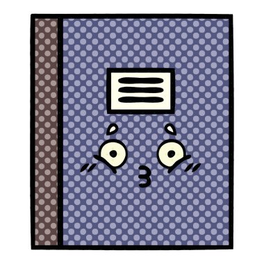 çizgi roman tarzı karikatür Notebook