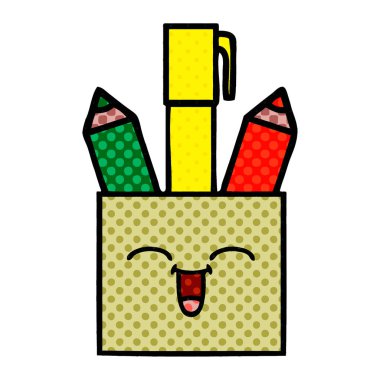 çizgi roman tarzı karikatür kalem pot