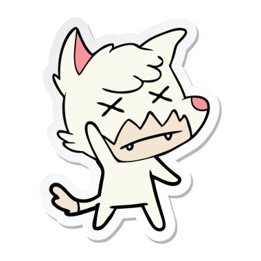 etiket karikatür ölü tilki