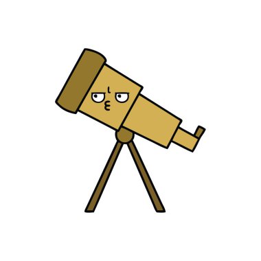 sevimli çizgi teleskop