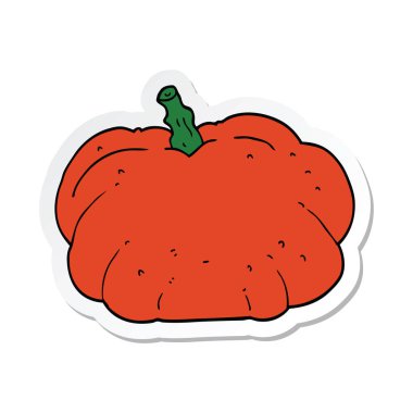 etiket bir karikatür kabak