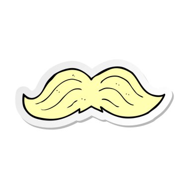 çizgi film bıyık etiket