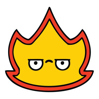 sevimli çizgi yangın