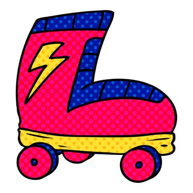 çizgi film doodle paten önyükleme