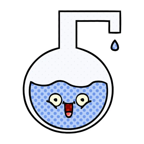 Bande Dessinée Style Bande Dessinée Une Bouteille Science — Image vectorielle