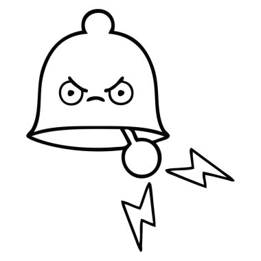 çizgi çizme çizgi film zil çan