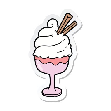 çizgi film dondurma etiket