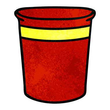 ilginç karikatür bitki pot el çekilmiş