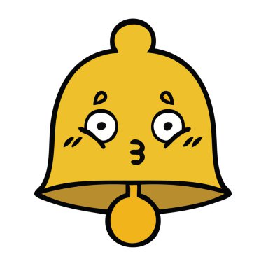 sevimli çizgi bir çan
