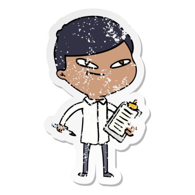 bir çizgi film çocuk sıkıntılı etiket