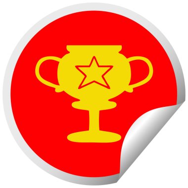 dairesel peeling etiket karikatür Altın Kupa