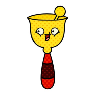 çizgi roman tarzı çizgi film okul zili