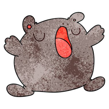 çizgi film şarkı ayı ilginç el çekilmiş