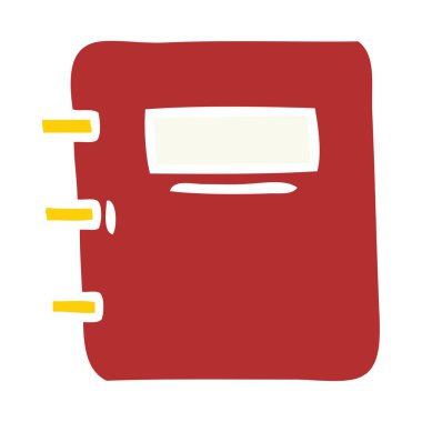 düz renk retro karikatür dergisi kitap