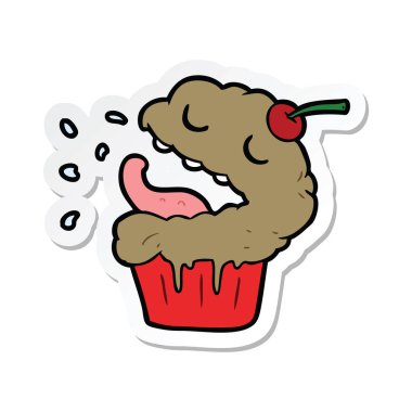 çizgi film çörek etiket