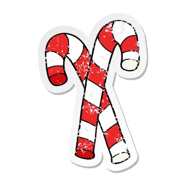 çizgi film şekerler sıkıntılı etiket