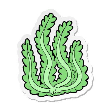 etiket bir karikatür yosun