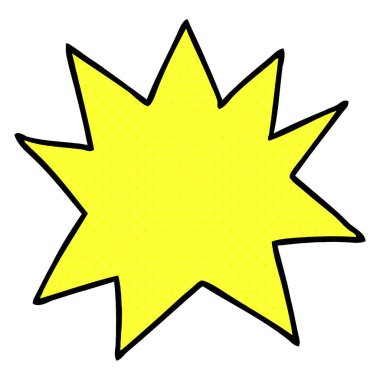 elle çizilmiş karikatür doodle beyaz bir işareti