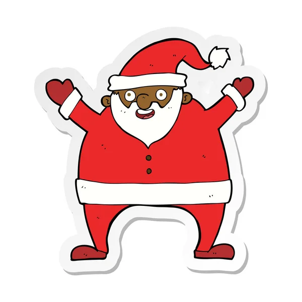 Naklejki cartoon santa claus — Wektor stockowy