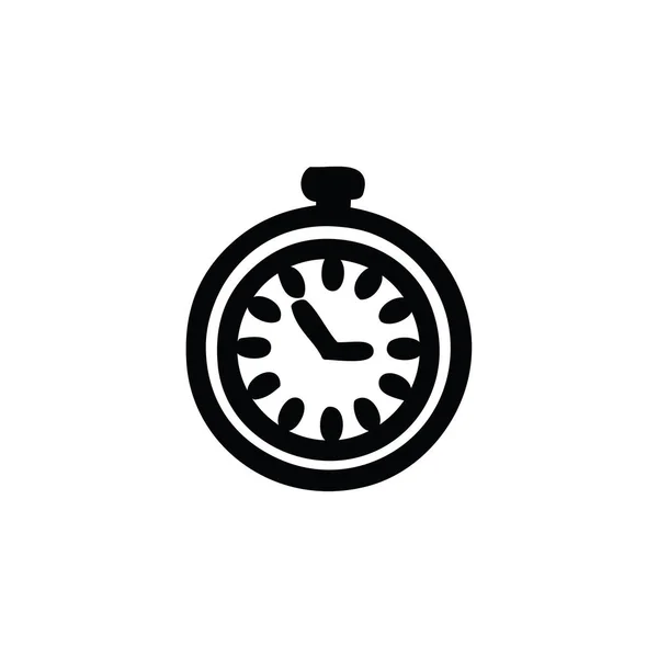 Parar ícone relógio — Vetor de Stock